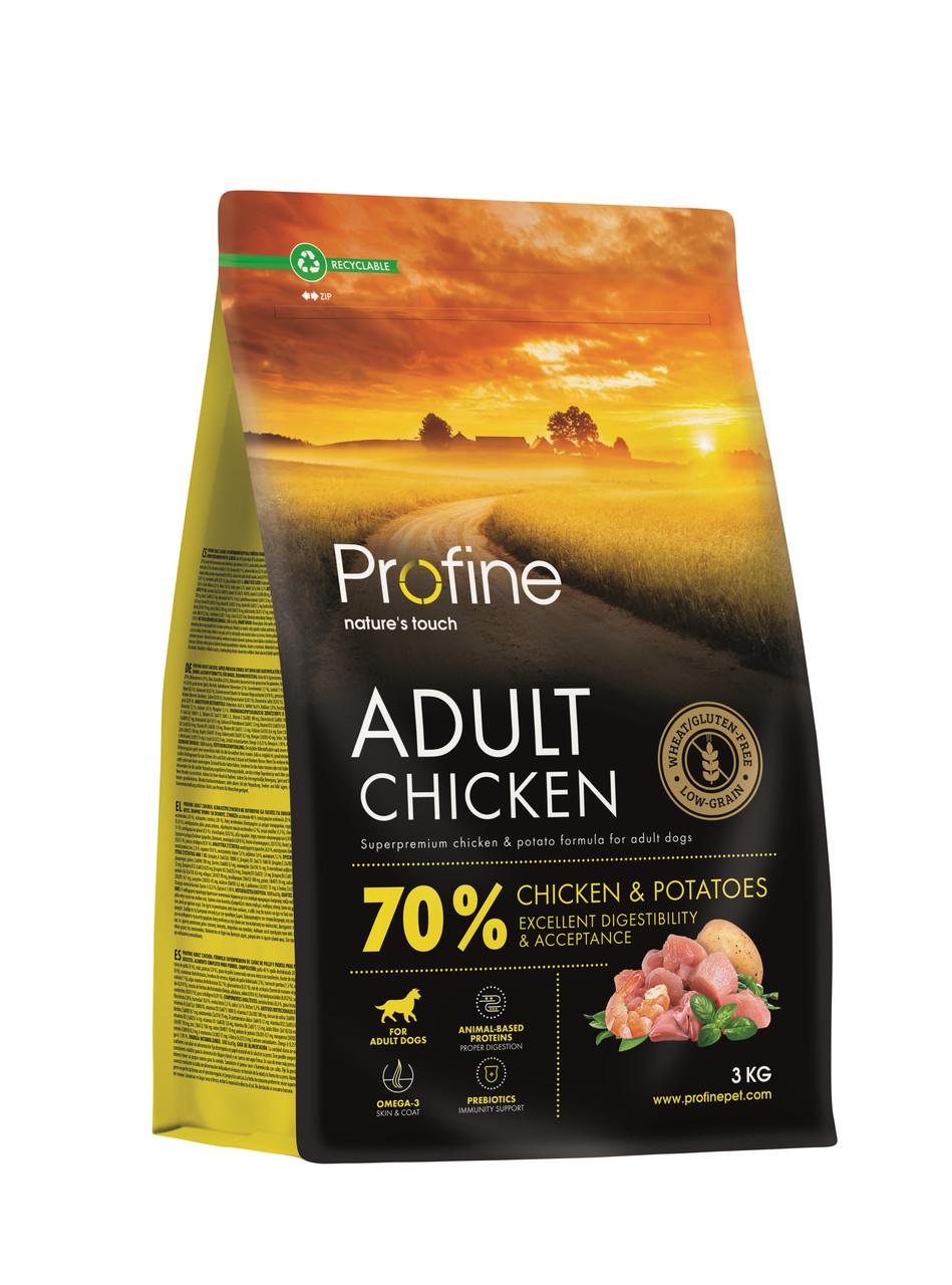 Сухий корм для дорослих собак всіх порід Profine Chicken 3 кг курка - фото 1