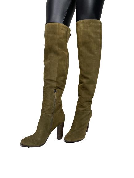 Ботфорты женские Guess 466W р. 37 Зеленый - фото 2