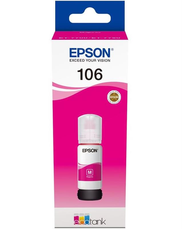 Чернила Epson 106 70 мл Magenta (C13T00R340)