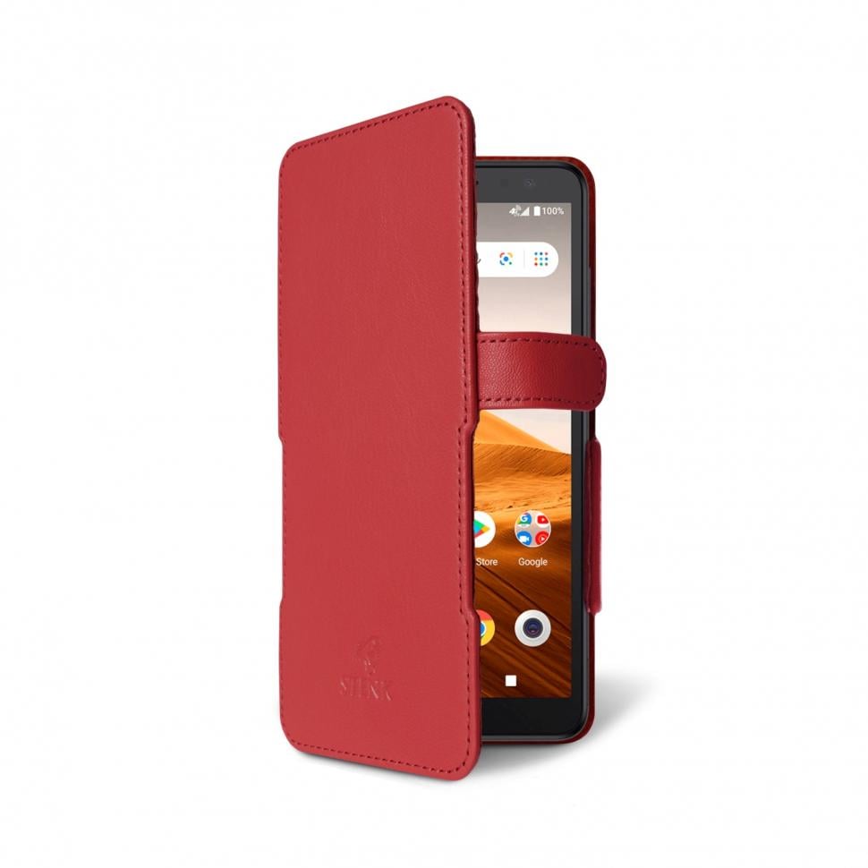 Чехол книжка Stenk Prime для Alcatel APPRISE Красный (67498)