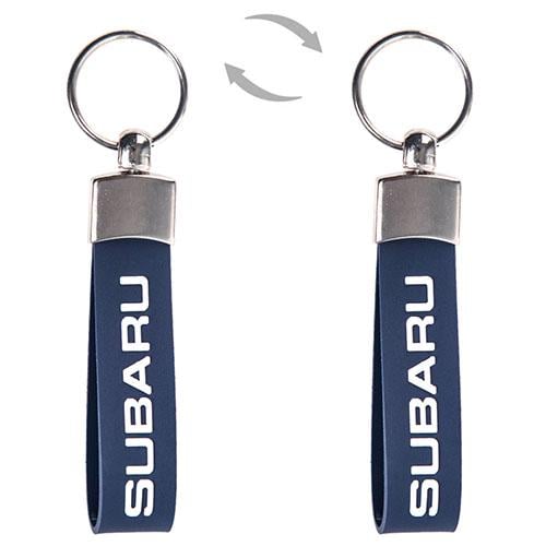 Брелок с резиновым ремешком SUBARU Blue