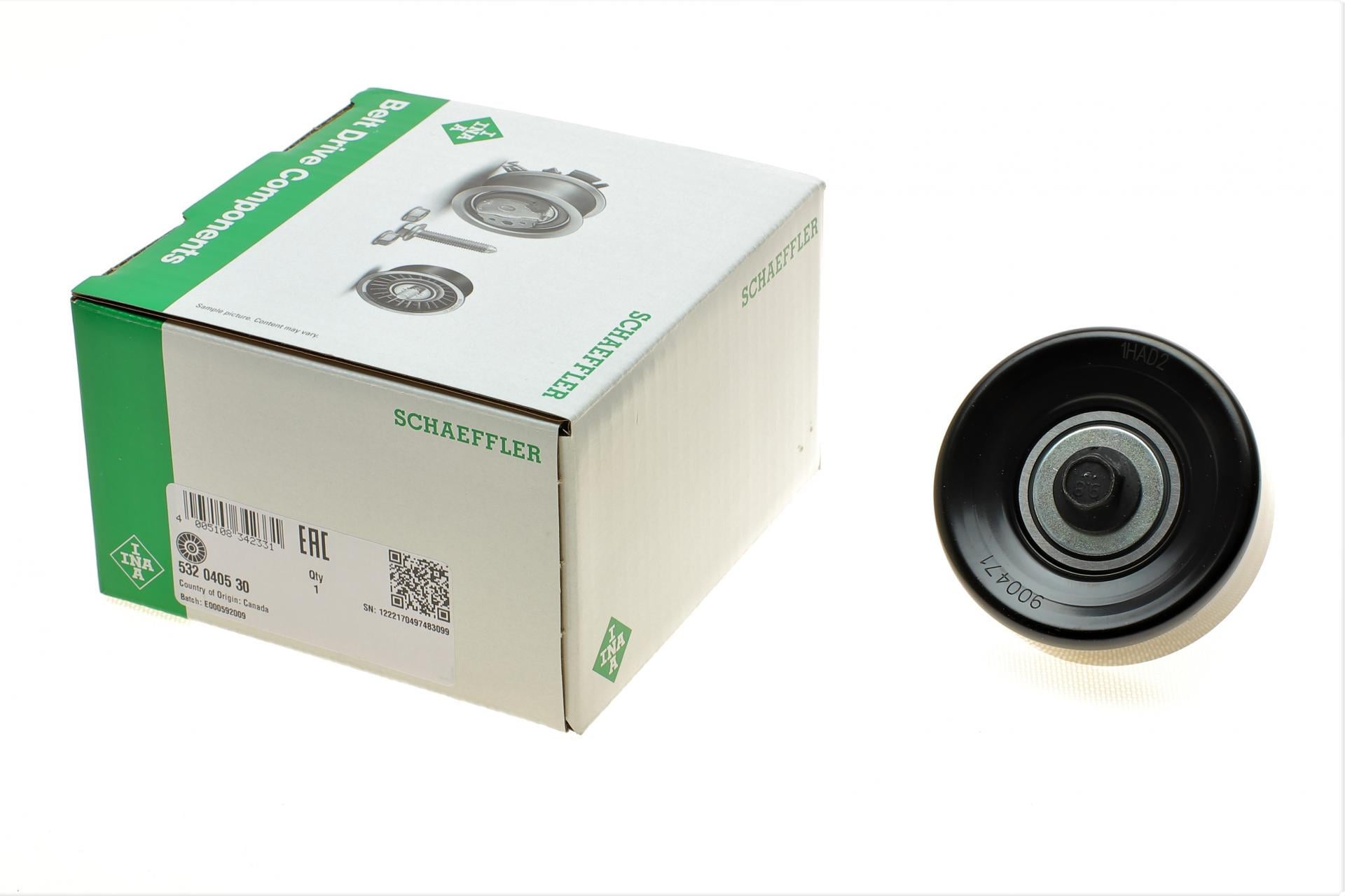 Ролик генератора INA 532 0405 30 Ford Connect 1.8D/TDCI 02+AC паразитный 90.5x30 мм
