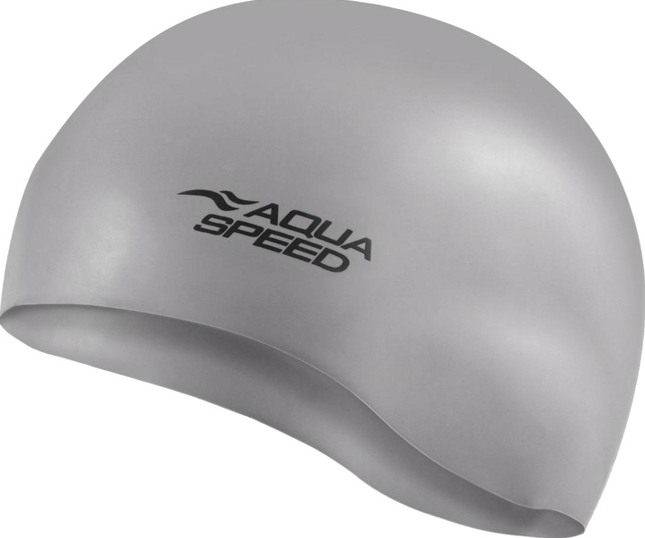 Шапочка для плавания Aqua Speed ​​MONO Уни силикон Серый