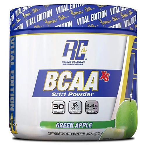 Аминокислота BCAA для спорта Ronnie Coleman BCAA XS 2:1:1 192 г 30 порций Green Apple Аминокислота BCAA для спорта Ronnie Coleman BCAA XS 2:1:1 192 г 30 порций Green Apple