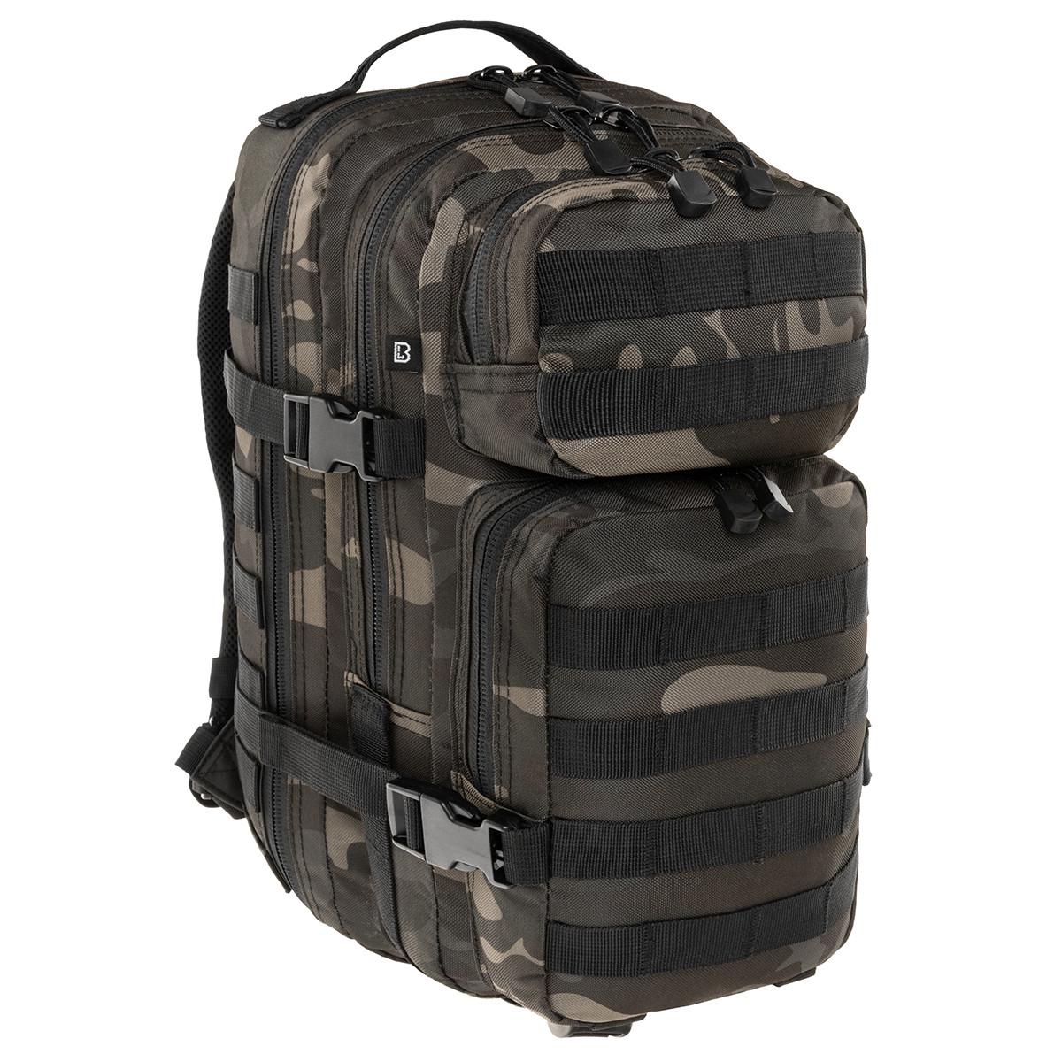 Рюкзак тактичний Brandit US Cooper 25 л 45х24х26 см Dark Camo (8007-4)
