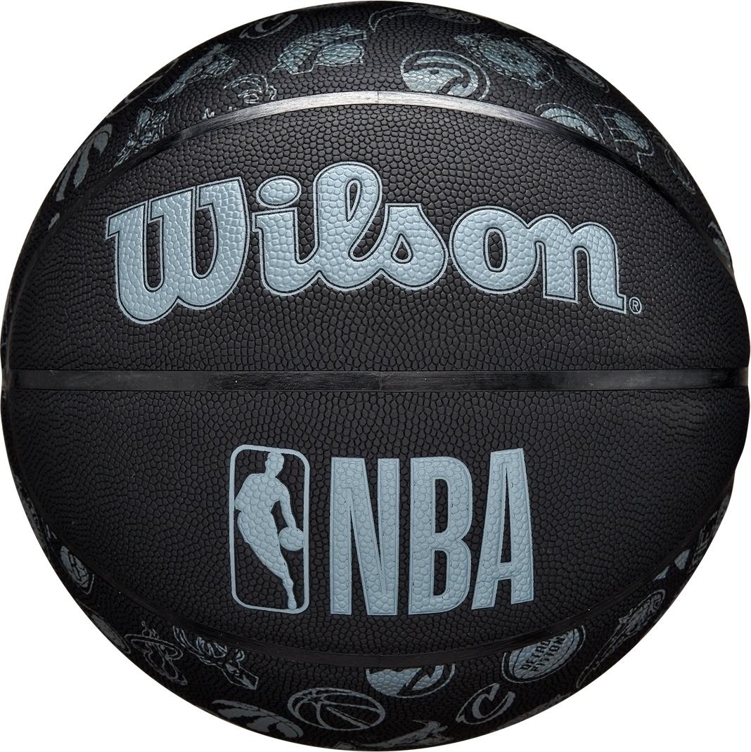 Баскетбольний м'яч Wilson NBA ALL TEAM р. 6 Чорно-блакитний (WTB1300XBNBA6) Баскетбольний м'яч Wilson NBA ALL TEAM р. 6 Чорно-блакитний (WTB1300XBNBA6)