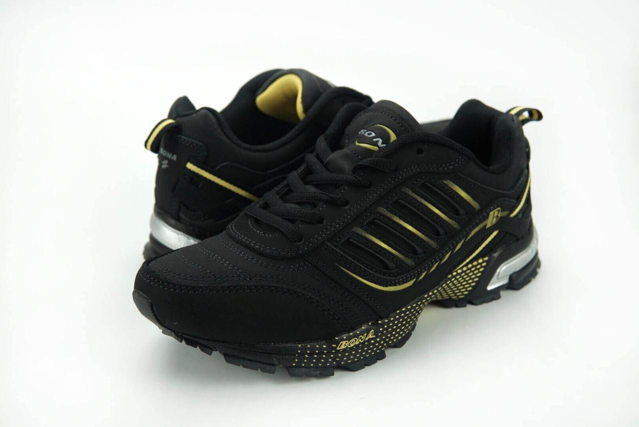 Кросівки жіночі Bona 687E-2 нубук р. 41 Темно-сірий (02408)