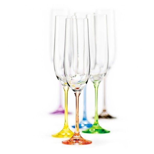 Келихи Bohemia Rainbow 190 мл 6 шт. (40729/190S/D4641) - фото 2 Келихи Bohemia Rainbow 190 мл 6 шт. (40729/190S/D4641) - фото 2