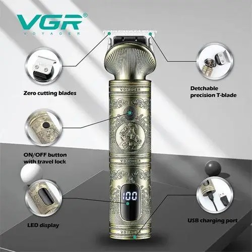 Тример VGR V-962 Professional LED Display (9840) - фото 2 Тример VGR V-962 Professional LED Display (9840) - фото 2