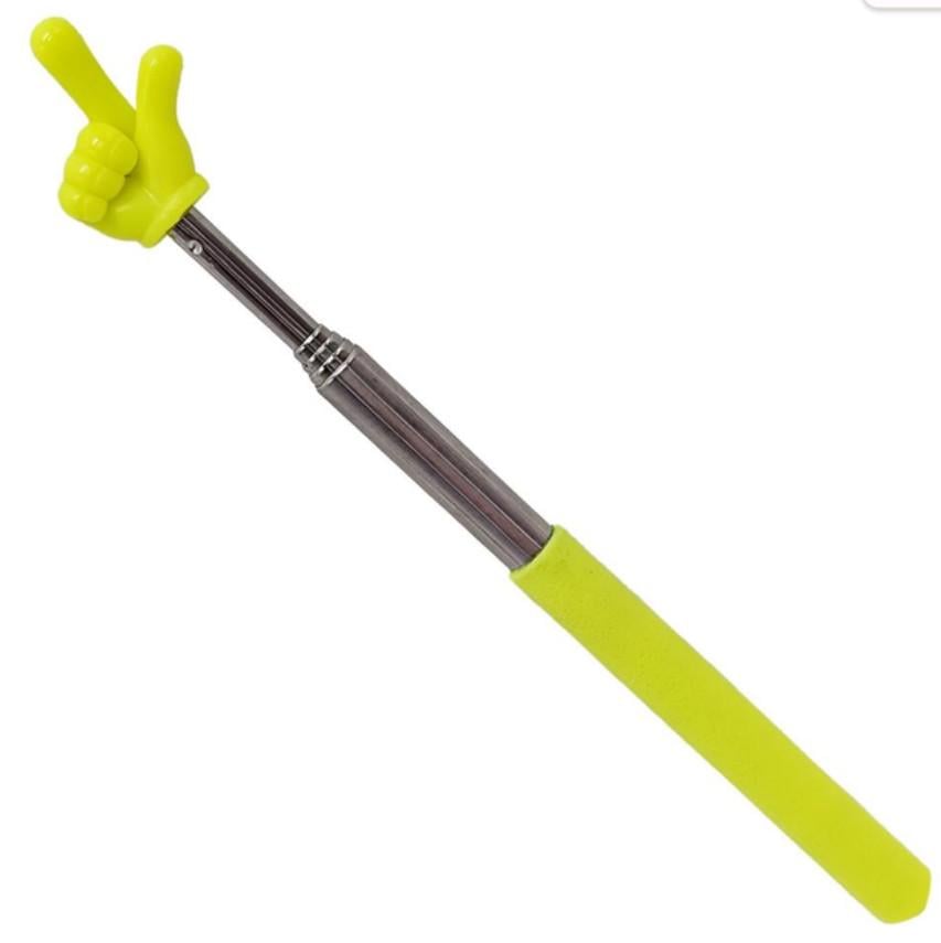 Телескопическая указка Пикми Палец для учителей/презентаций и детей 69,5 см Желтый