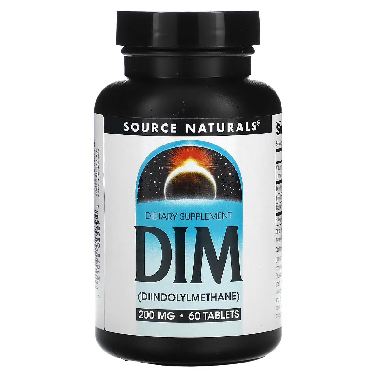Дииндолилметан DIM Source Naturals 60 таблеток 200 мг (23455)