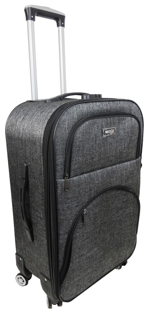 Валіза середня тканинна Gedox М на колесах 67 л Сірий - фото 2 Валіза середня тканинна Gedox М на колесах 67 л Сірий - фото 2