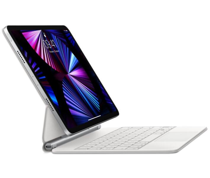 Чехол-клавиатура Magic Keyboard Apple для iPad Pro 11 3gen и Air 4gen White MJQJ3 (59262) - фото 2 Чехол-клавиатура Magic Keyboard Apple для iPad Pro 11 3gen и Air 4gen White MJQJ3 (59262) - фото 2