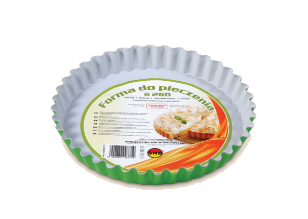 Форма для випічки пирогів Snb антипригарна Non Stick Зелено-сірий