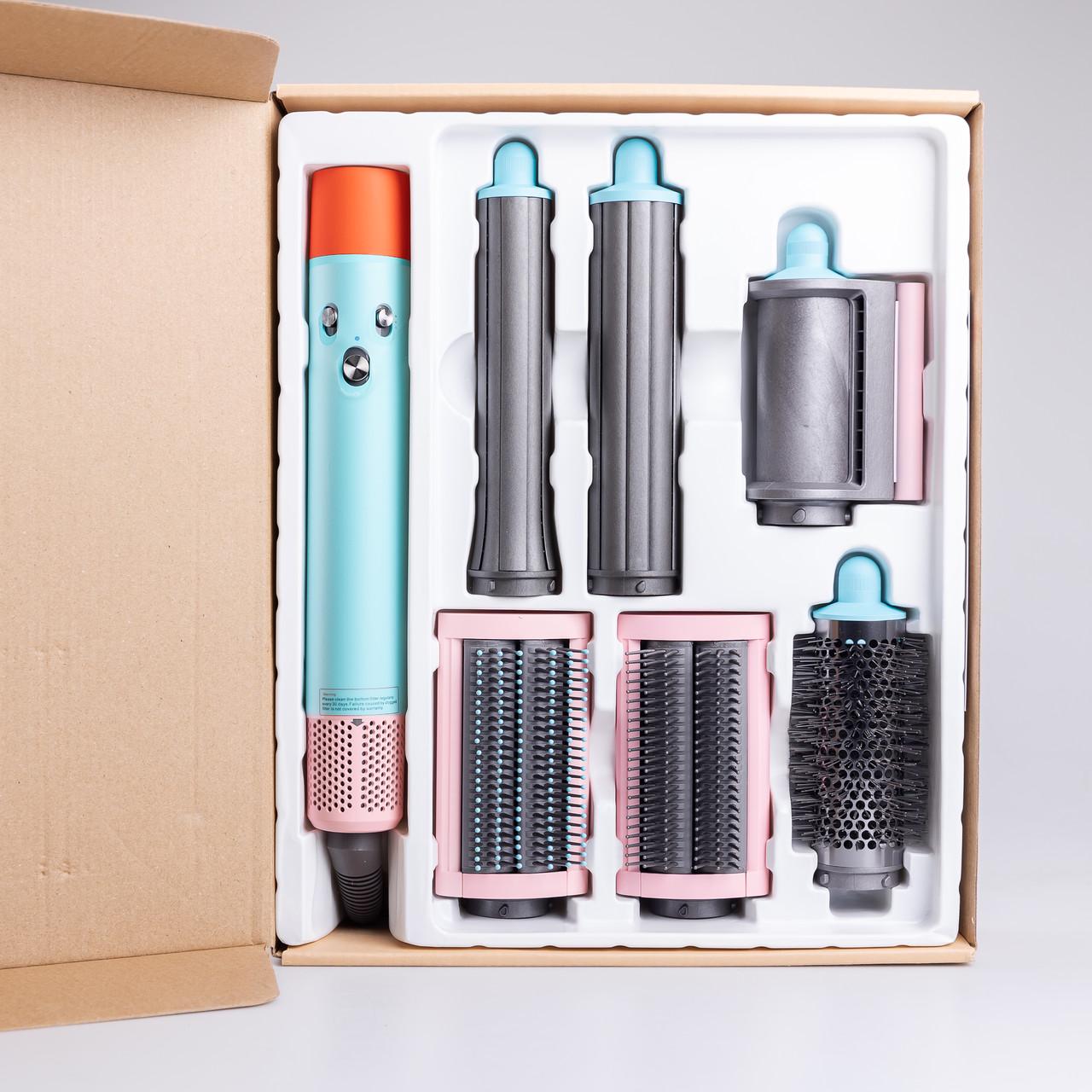 Мультистайлер для волосся Airwrap Complete Long 6 насадок Блакитний (X9PBL) - фото 9 Мультистайлер для волосся Airwrap Complete Long 6 насадок Блакитний (X9PBL) - фото 9