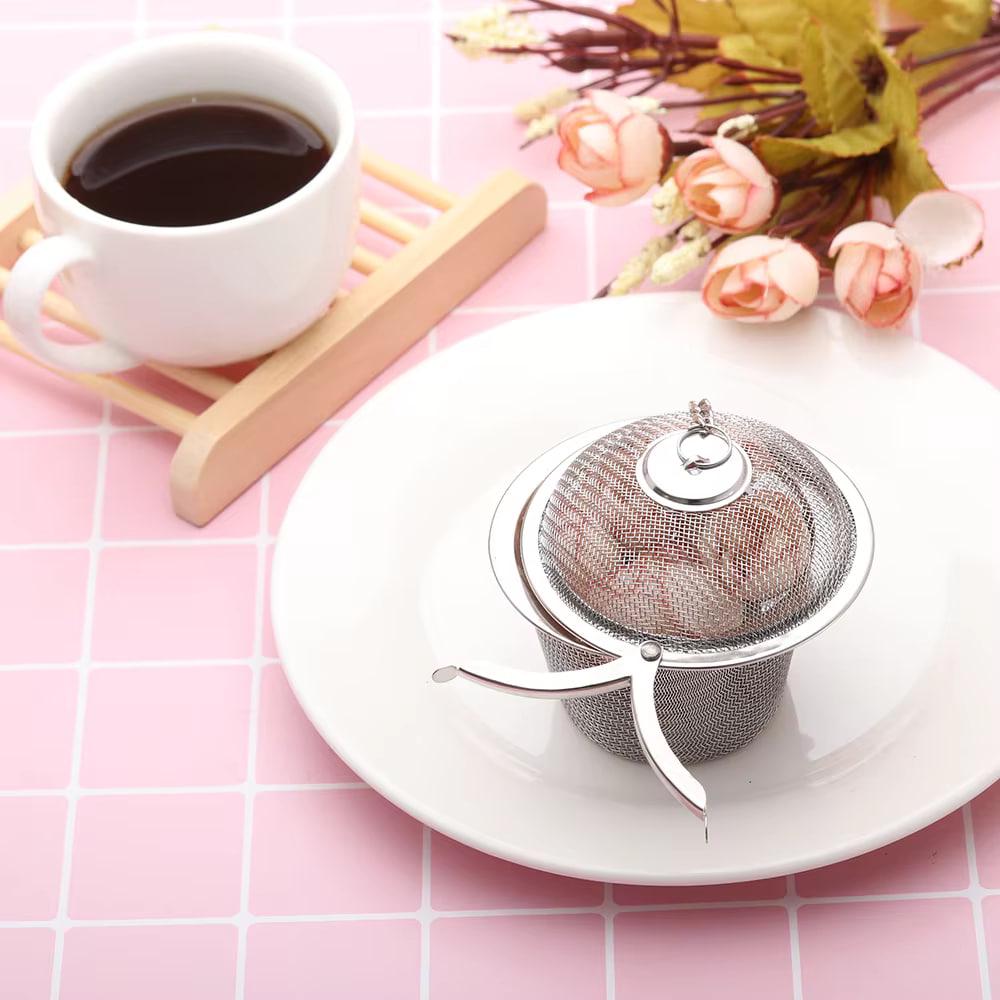 Сито для заваривания чая BRS многоразовое из нержавеющей стали Silver (452296709) - фото 4 Сито для заваривания чая BRS многоразовое из нержавеющей стали Silver (452296709) - фото 4