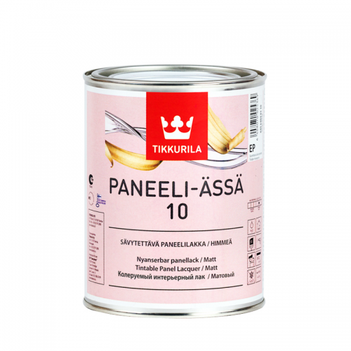 Лак акриловий TIKKURILA PANEELI-ÄSSÄ 10 панельний матовий 2,7 л (1980932217)