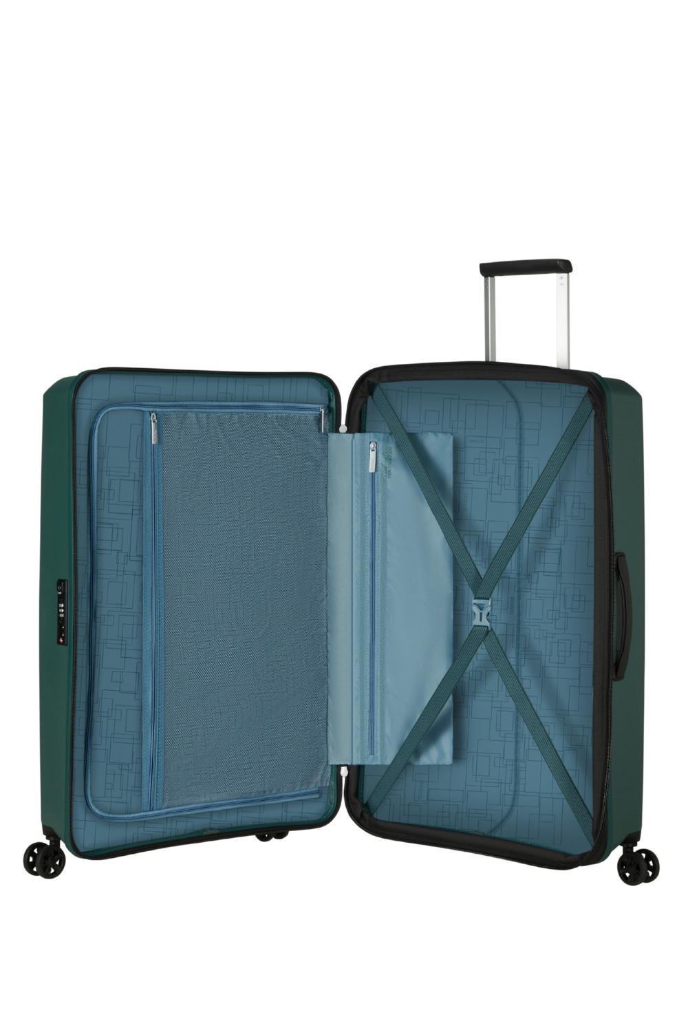 Чемодан American Tourister AEROSTEP 77x50x29/32 см Зеленый (MD8*04003) - фото 6