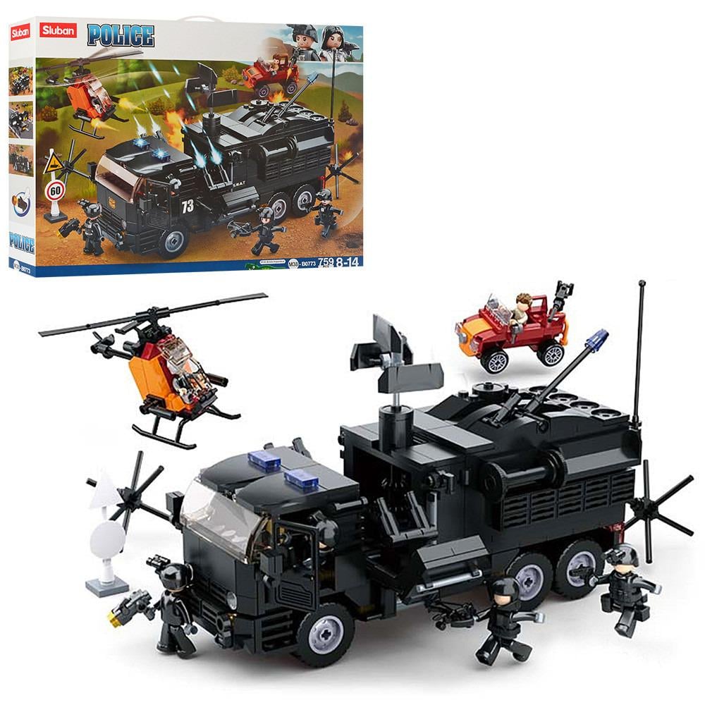 Конструктор детский Sluban Полицейский спецназ 759 дет. (M38-B0773)