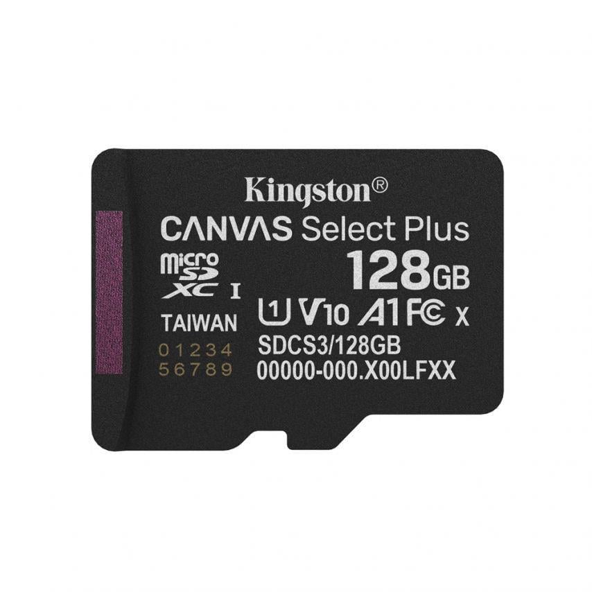 Карта памяти Kingston Canvas Select Plus MicroSDXC 128GB Class 10 UHS-I R150MB/s (SDCS3/128GBSP) Карта памяти Kingston Canvas Select Plus MicroSDXC 128GB Class 10 UHS-I R150MB/s (SDCS3/128GBSP)