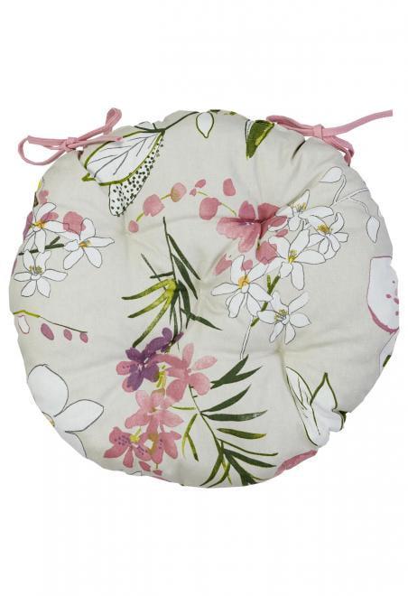 Подушка на стул Прованс Орхидея D 40 см (30946)