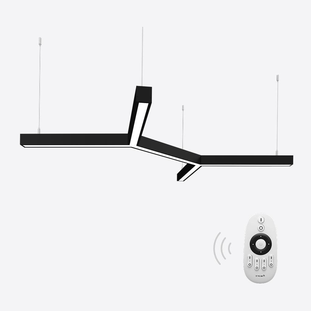 Светильник светодиодный управляемый X-LED 100 Вт Star 870x740x43 мм Черный (LSNS-100db) - фото 2 Светильник светодиодный управляемый X-LED 100 Вт Star 870x740x43 мм Черный (LSNS-100db) - фото 2