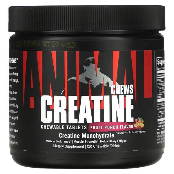 Креатин Universal Nutrition Animal Creatine Chews Fruit Punch 120 chew tablets Креатин Universal Nutrition Animal Creatine Chews Fruit Punch 120 chew tablets