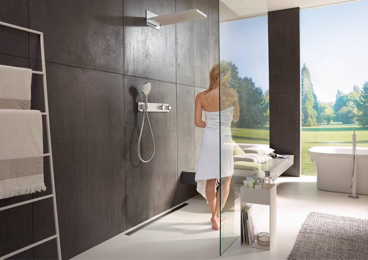 Душ верхній із кронштейном Hansgrohe Rainmaker Select 24001400 258 мм Хром (77997) - фото 10