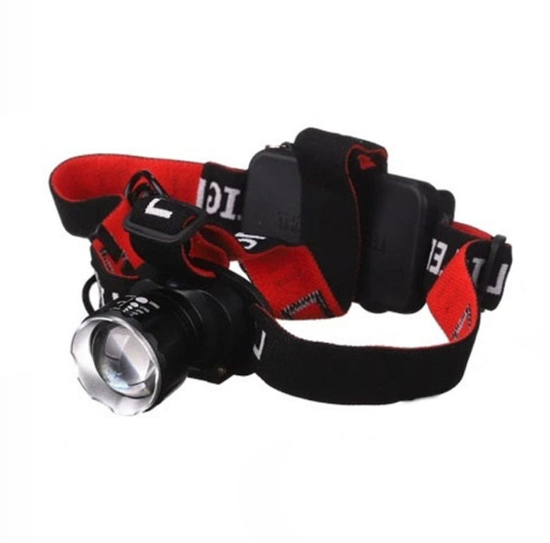 Фонарь налобный X-Balog BL-T09B-P90 Li-ion 2x18650 10W micro-USB Black (ws31226)