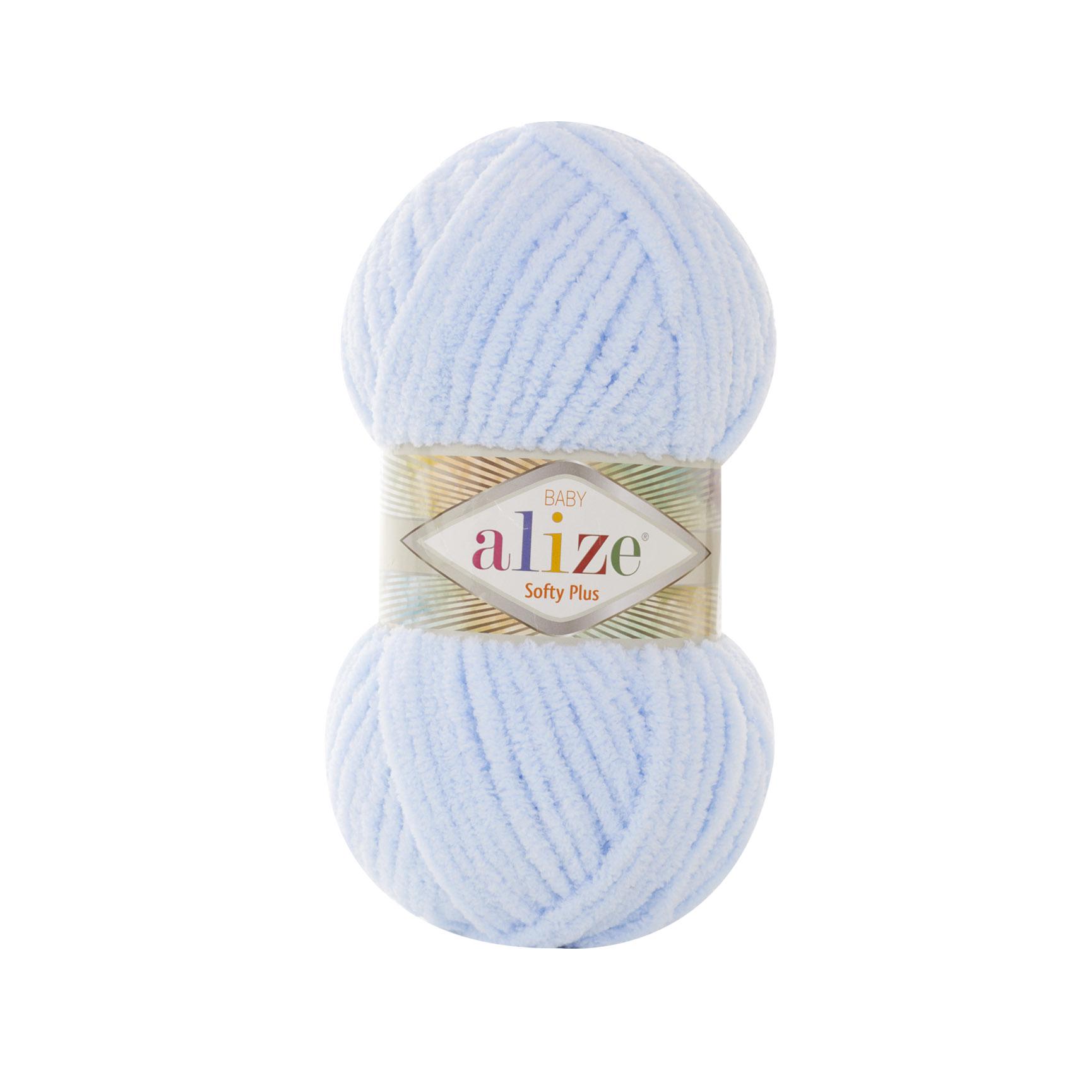 Пряжа Alize Softy Plus 183 светло-голубой (2659)