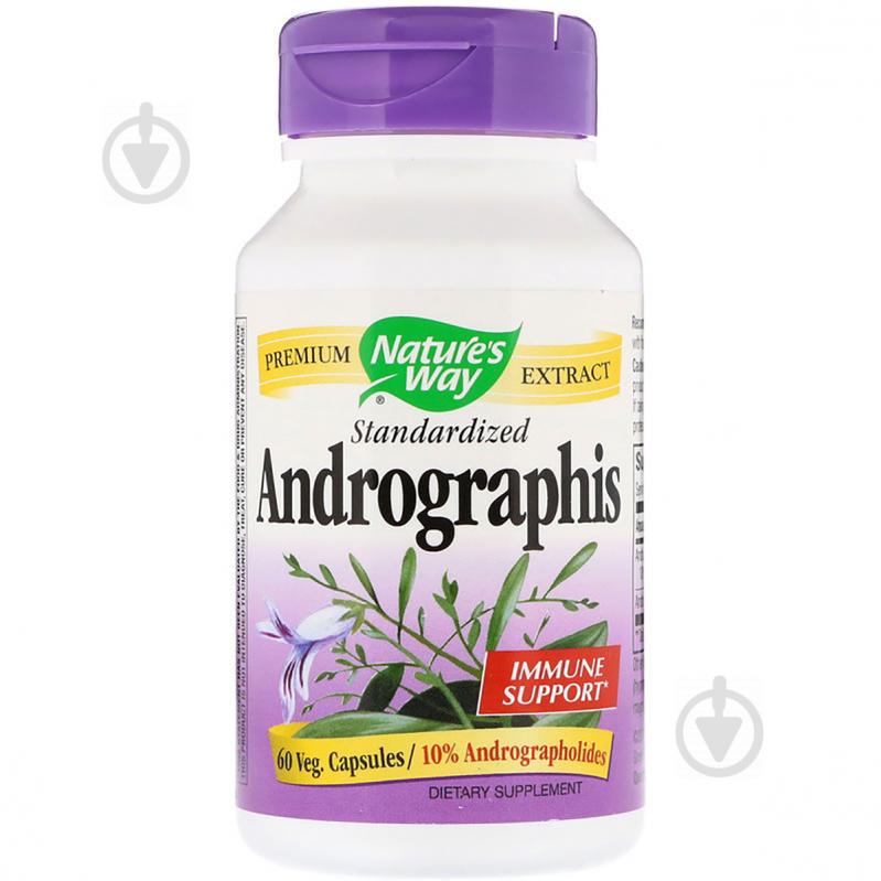Андрографис Стандартизированный, Andrographis, Nature's Way, 60 капсул