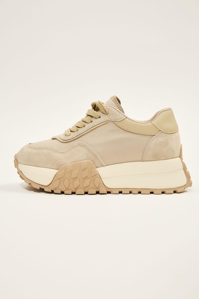 Кроссовки женские демисезонные LONZA р. 40 Бежевый (184354) - фото 3