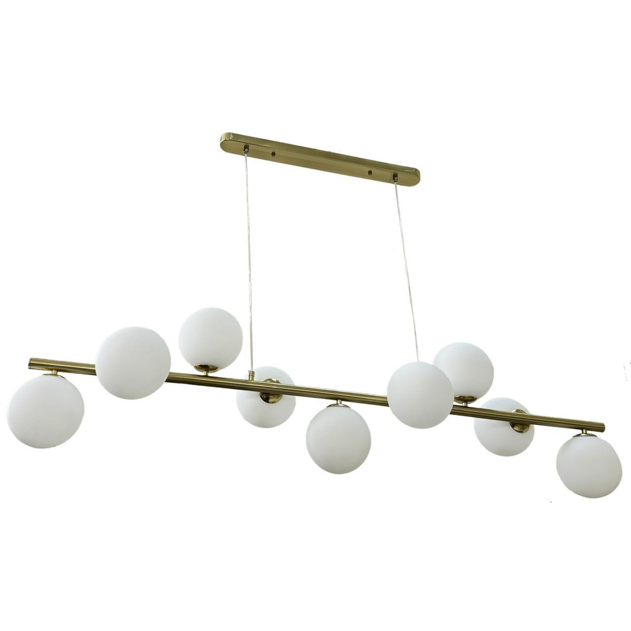 Люстра подвесная Прометей молекула на 9 плафонов Медный (P9-2780/9P copper)