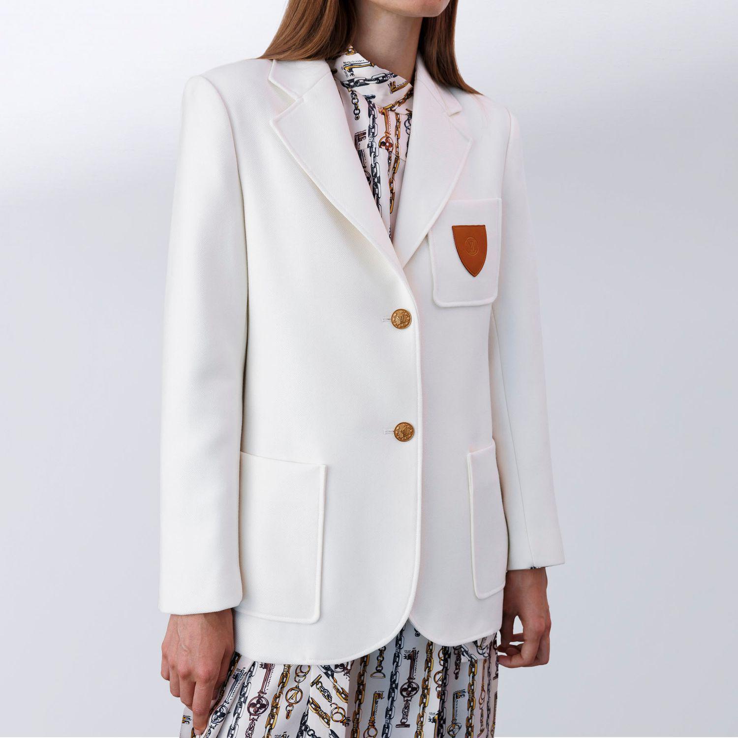 Жакет жіночий повсякденний Louis Vuitton М Білий (2797308150) - фото 3 Жакет жіночий повсякденний Louis Vuitton М Білий (2797308150) - фото 3