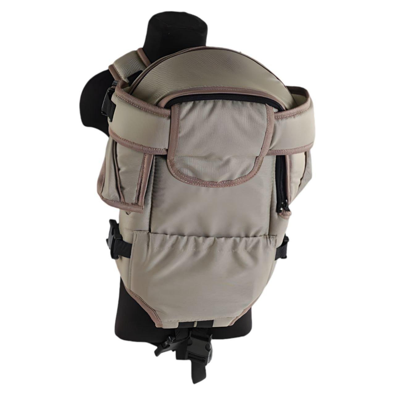 Детский рюкзак-кенгуру 3в1 лицом/спиной/лежа от 2 месяцев Ббежевый - фото 2 Детский рюкзак-кенгуру 3в1 лицом/спиной/лежа от 2 месяцев Ббежевый - фото 2