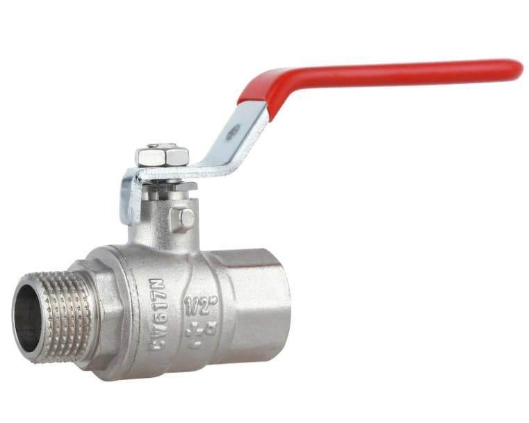 Кран шаровой Thermo Alliance Forte 1/2" ВН прямой PN40 рычаг (SF605W15)