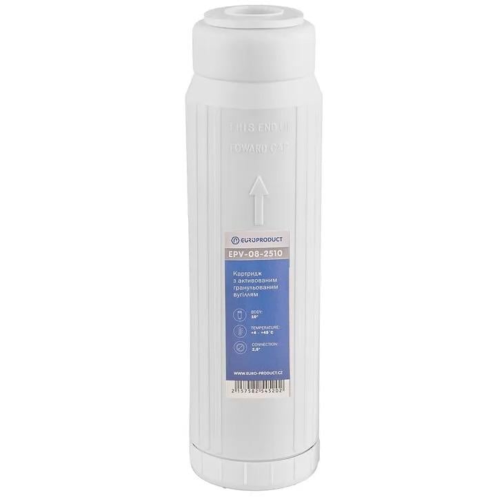Картридж угольный Europroduct EPV-08-2510 SlimLine 10" 2,5"х10" 64х254 мм (EP5452)