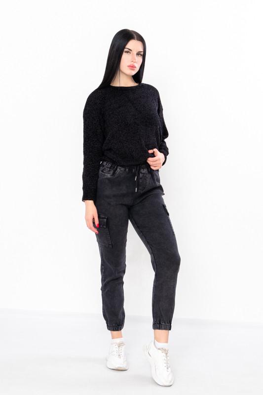 Джинси жіночі на флісі р. 26 Сірий (43444-v8)