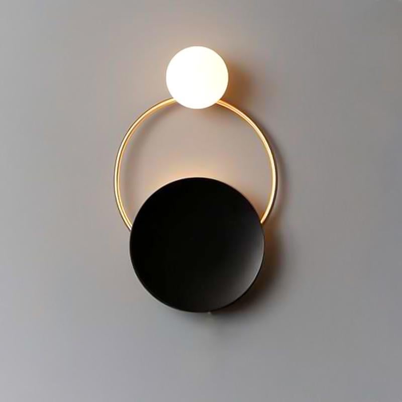 Бра настінне лофт Light House MX-16369 на дві лампи Чорний/Золото/Білий