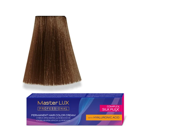 Крем-краска для волос стойкая Master LUX 6.73 60 мл Темно-русый коричнево-золотистый