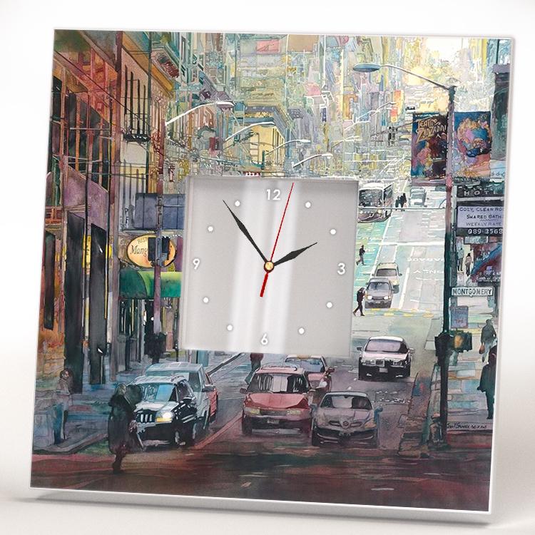 Часы картина "Город Мегаполис. США" 260x260 мм (C03641) Часы картина "Город Мегаполис. США" 260x260 мм (C03641)