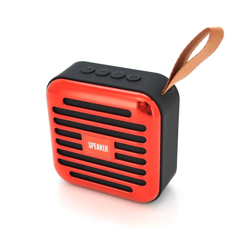 Колонка T5-S Bluetooth 4,1 до 10 м 1х3W 4Ω 600 mAh ≥90dB TF card/USB DC 5V Red (29980)