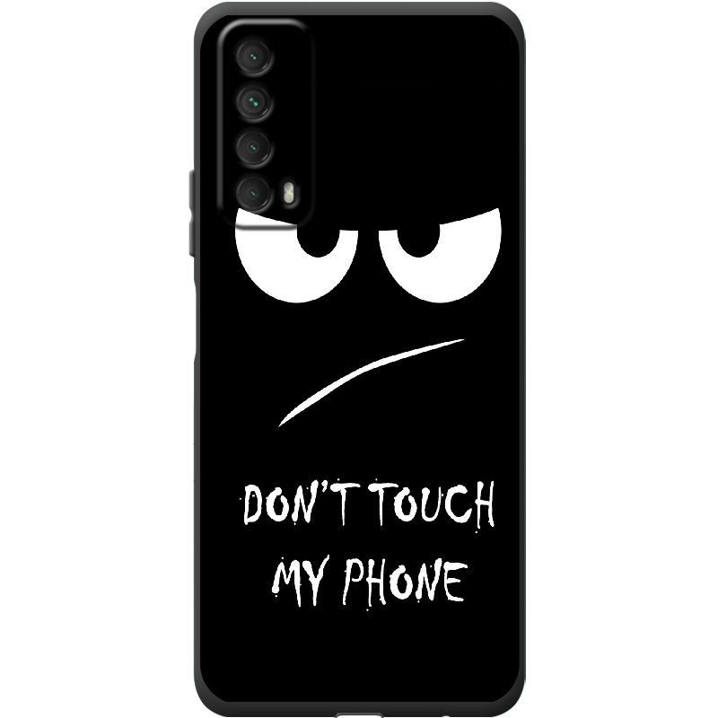 Чехол Boxface Huawei P Smart 2021 Don't Touch my Phone Черный силикон (41133-up535-41604)