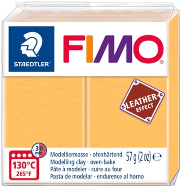 Глина полимерная Fimo Leather-effect 57 г Шафран Желтый (8010-109)