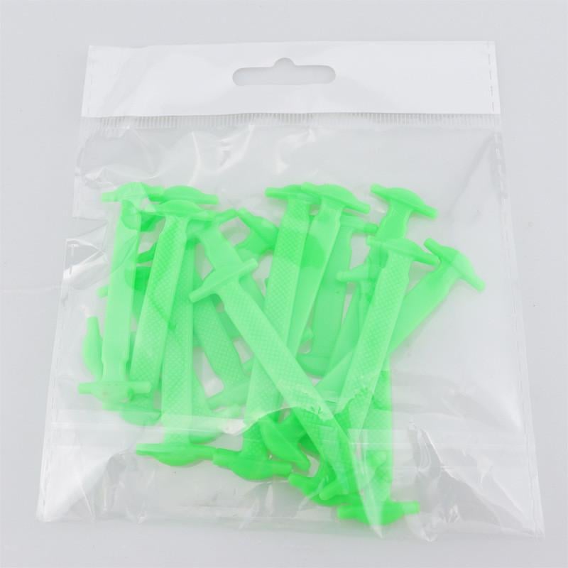 Шнурки для обуви силиконовые эластичные 16 шт. 8 пар Салатовый - фото 2 Шнурки для обуви силиконовые эластичные 16 шт. 8 пар Салатовый - фото 2
