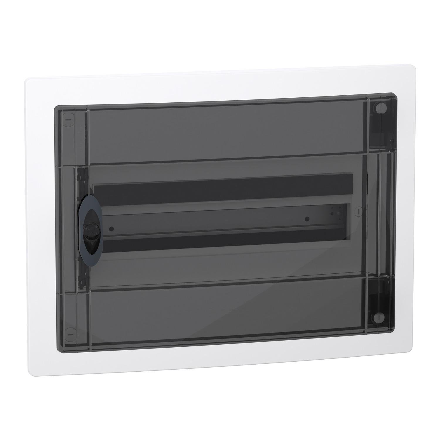 Щит распределительный Schneider Electric XS 18 модулей пластик 486x360x137,5 мм встроенная дымчатая дверь (LVSXP118)