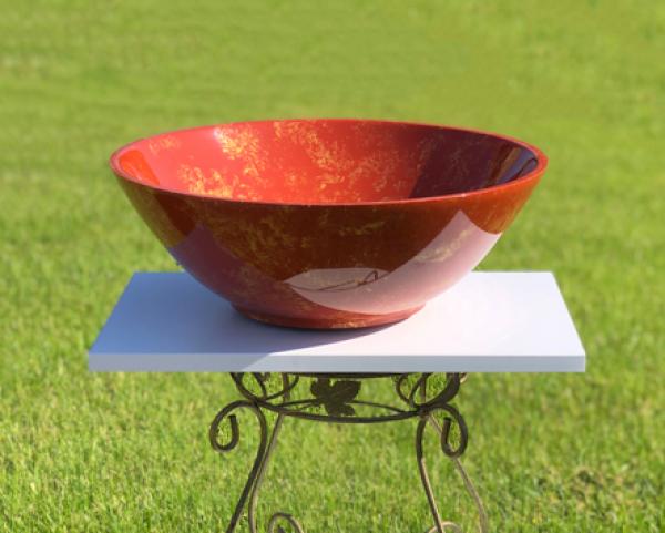 Умывальник Snail Камелия 425х425 мм Оранжевый (147Т209) - фото 4 Умывальник Snail Камелия 425х425 мм Оранжевый (147Т209) - фото 4