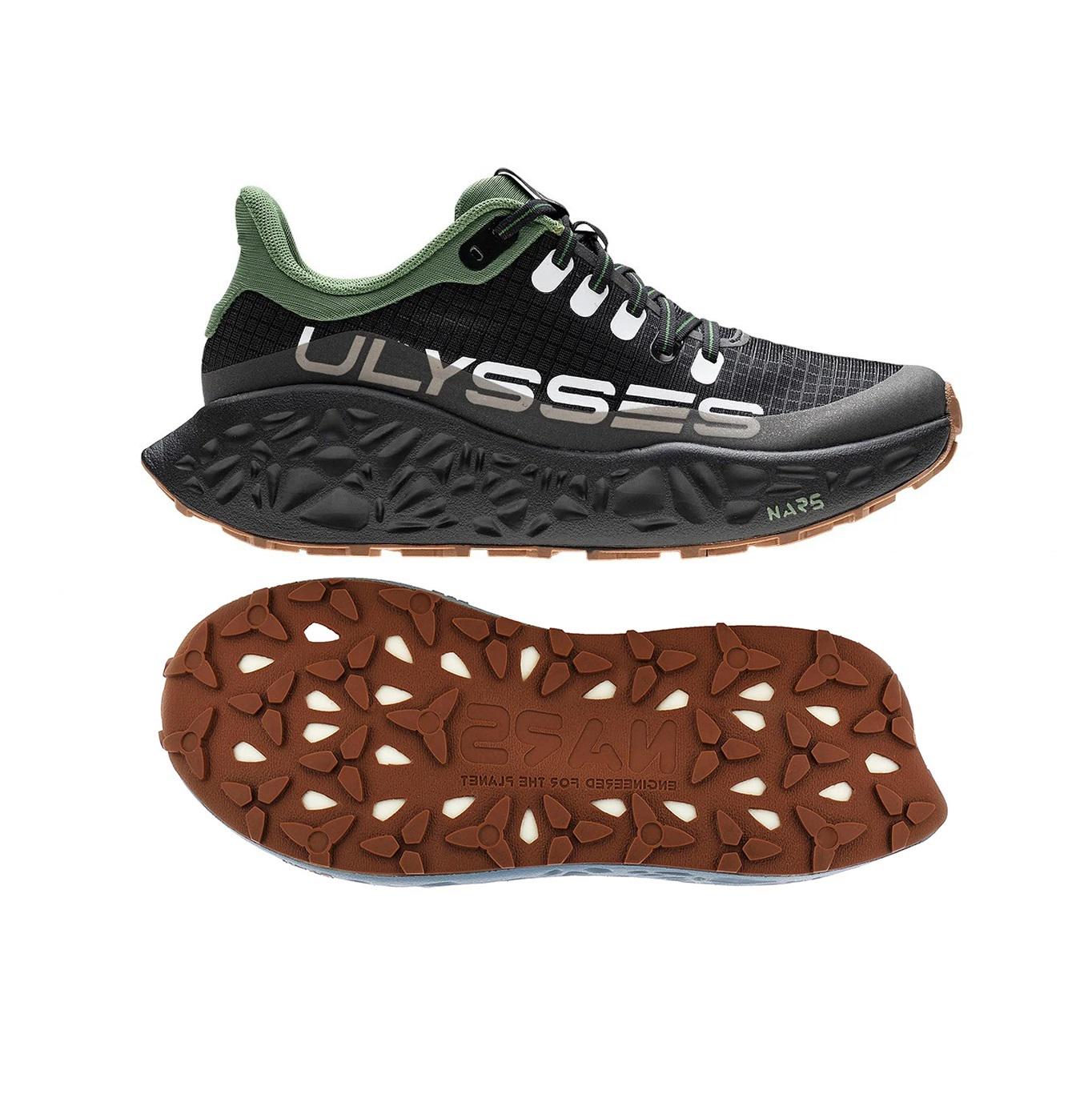 Кроссовки беговые ULYSSES MAIKOH р. 44/28 см Black/Forest Green (MK-999450-44)