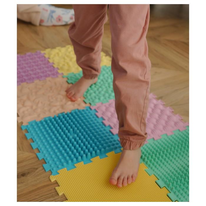 Розвиваючий килимок масажний дитячий Ортек ортопедичний Мікс Пастель 10 елементів (AG369600) - фото 2 Розвиваючий килимок масажний дитячий Ортек ортопедичний Мікс Пастель 10 елементів (AG369600) - фото 2