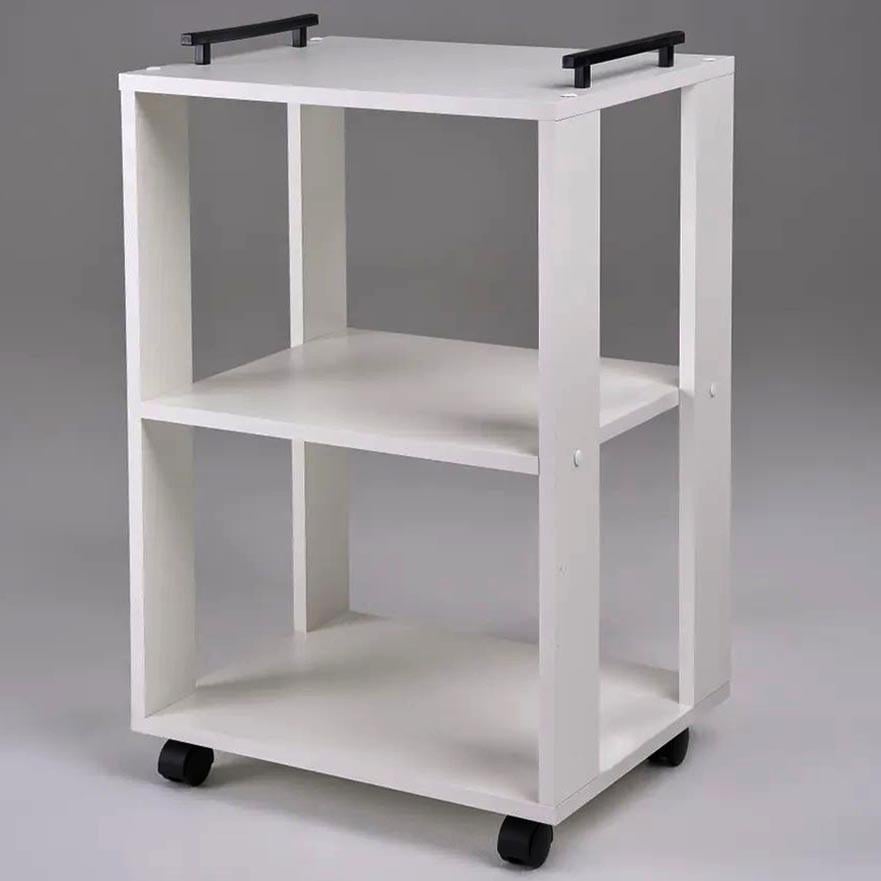 Этажерка для ванной из дерева на колесиках Коритос Зефир (АБТ-010120)